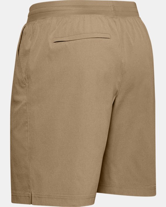 Men's UA Motivate Vented Shorts, Brown, pdpMainDesktop image number 5